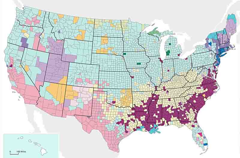 US Ancestry Map